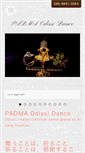 Mobile Screenshot of padma-odissi.com